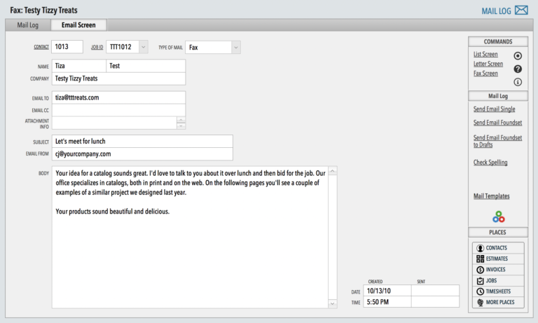 Mail Lo Example Mail Log